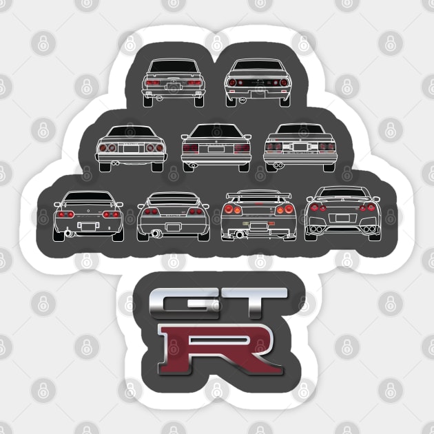 Nissan Skyline Sticker by AutomotiveArt